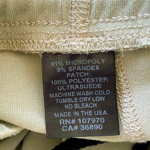 Kerrits Girls Knee Patch Performance Riding Tights Tan XL 16-18 Equestrian - Picture 10 of 15